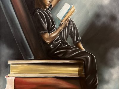 his story original oil painting by stina aleah